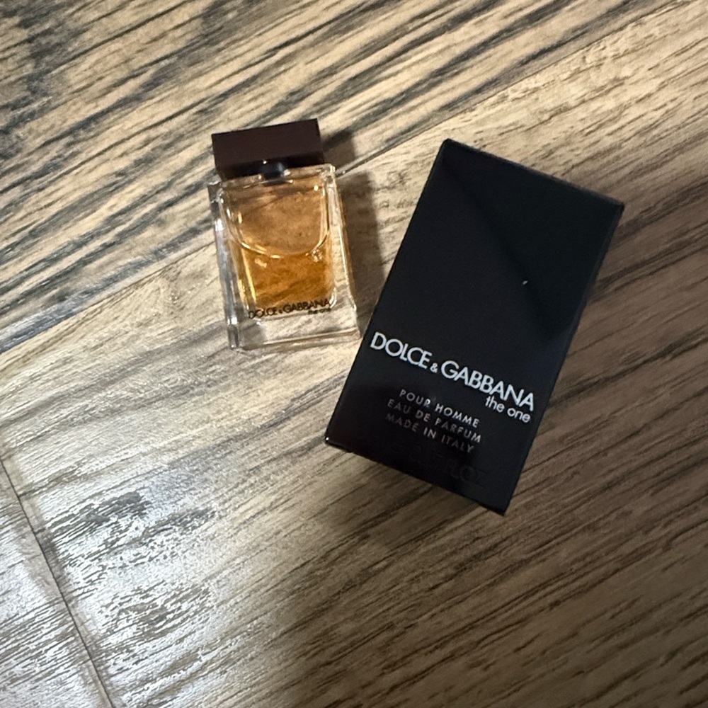 Dolce & Gabbana Men's Fragrance Bottle in Amber and Black